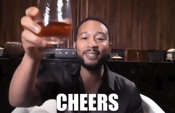 John Legend says cheers!