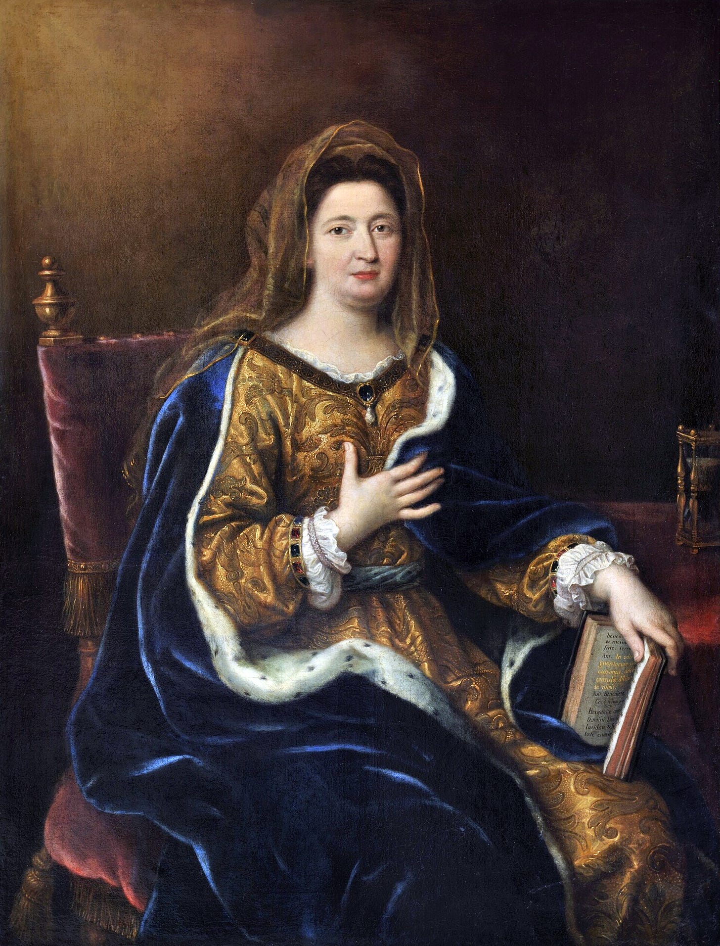 Portrait de Françoise d'Aubigné Marquise de Maintenon, XVIIe siècle, France.