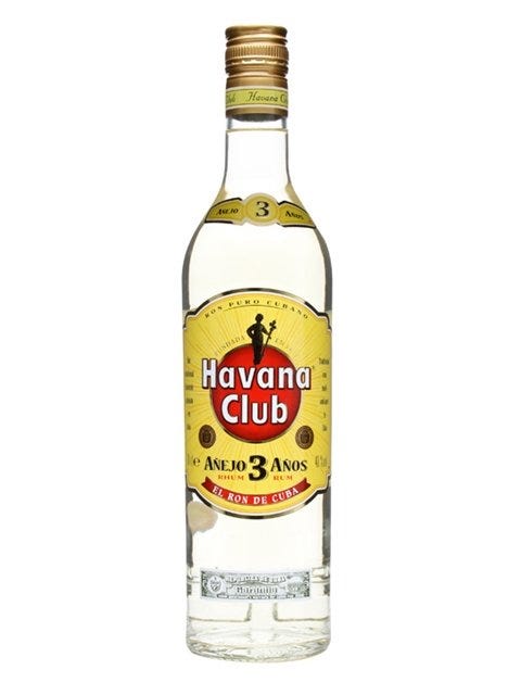 Havana Club Anejo 3 rum. 