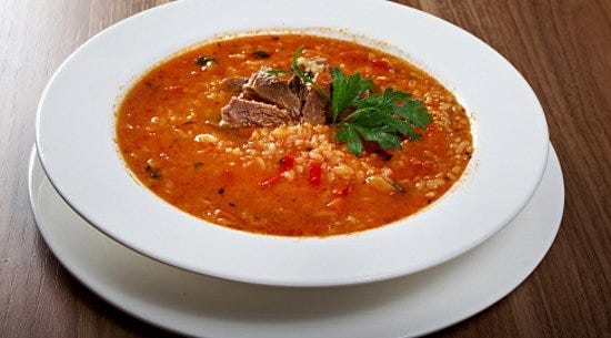 Charcho - spicy soup/ Харчо по традиционному рецепту - Picture of Patong  Pearl Restaurant - Patong Pearl Hotel - Tripadvisor