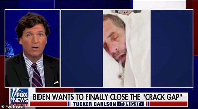 Tucker Carlson slams new policy giving crack pipes to addicts | Daily Mail  Online
