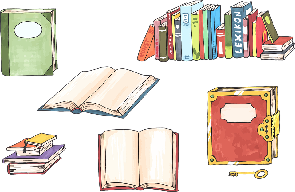 Free vector graphics of Books