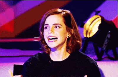 Emma Watson cringing