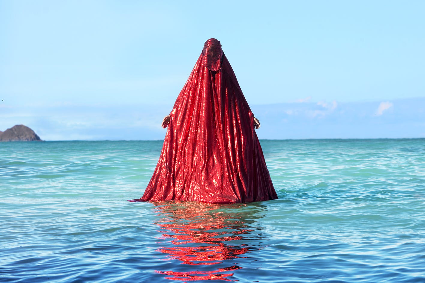 The Red Chador: Genesis I by Anida Yoeu Ali | Western Gallery | Western  Washington University