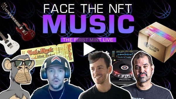 FACE THE NFT MUSIC: THE FIRST MINT LIVE