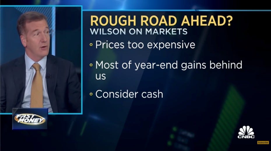 Morgan Stanley’s Chief US Equity Strategist and Chief Investment Officer Mike Wilson on CNBC