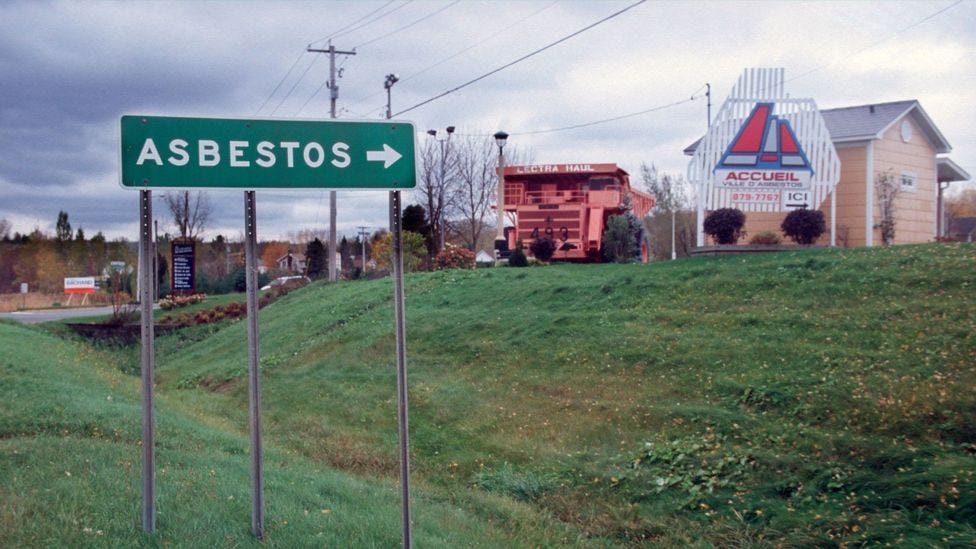 Why the Canadian town of Asbestos wants a new name - BBC Worklife