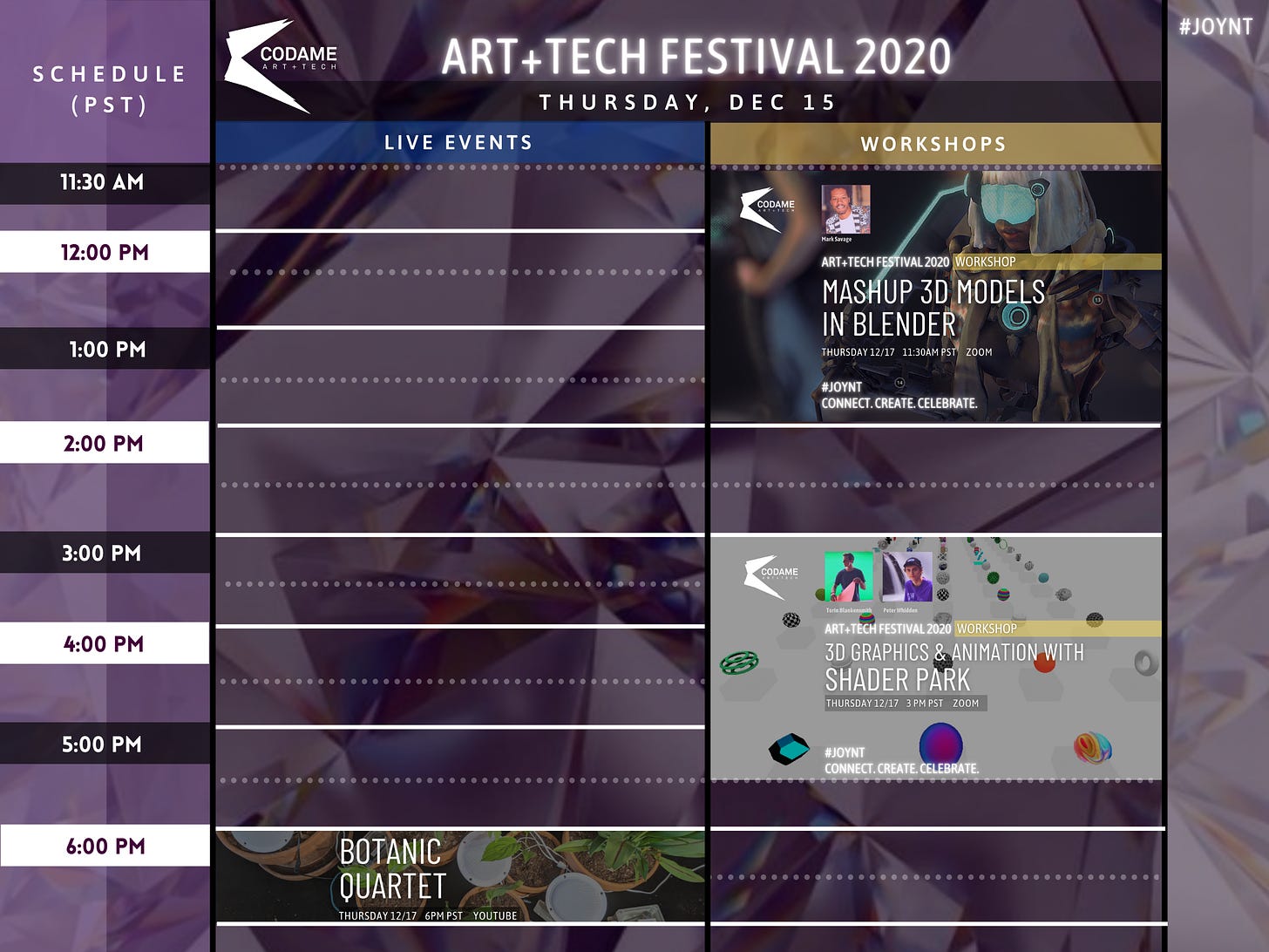 DAY 7: ART+TECH Festival 2020『 JOYNT 』