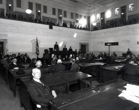 Oklahoma Senate Chambers 1918