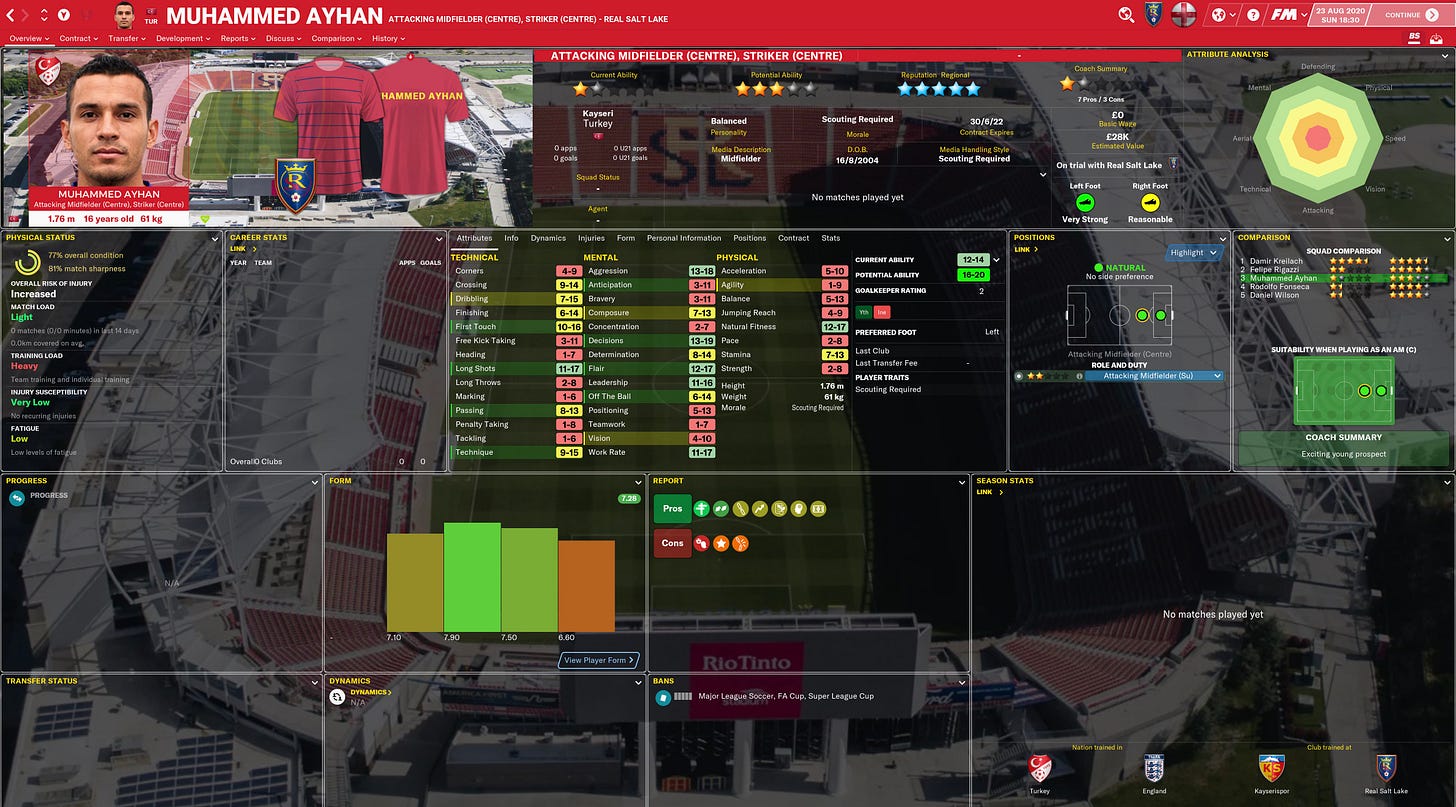 Football Manager 2021 Trialist