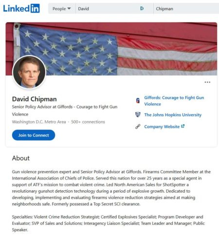 David Chipman LinkedIn Page 04-12-2021