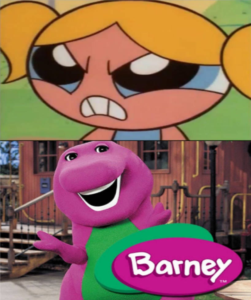 Bubbles hates Barney and Friends by Jack1set2 on DeviantArt