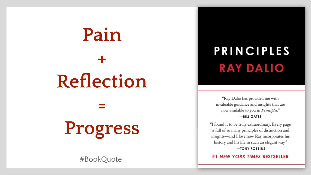 Anil Gupta on Twitter: "Pain + Reflection = Progress #BookQuote  https://t.co/W3dT19TMSV" / Twitter