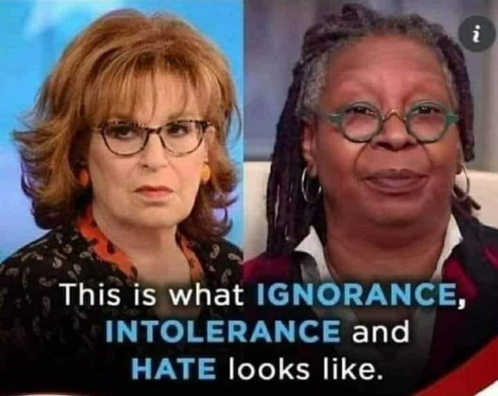 May be an image of 2 people and text that says 'This is what IGNORANCE, INTOLERANCE and HATE looks like.'