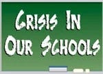 The Onion logo “Crisis In Our Schools”