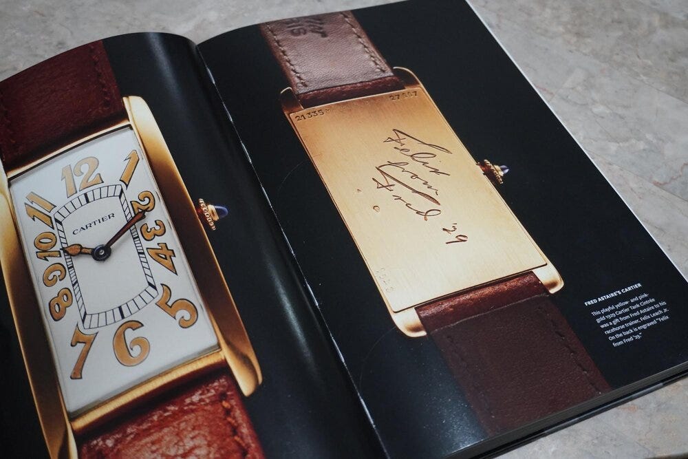 cartier tank cintree fred astaire