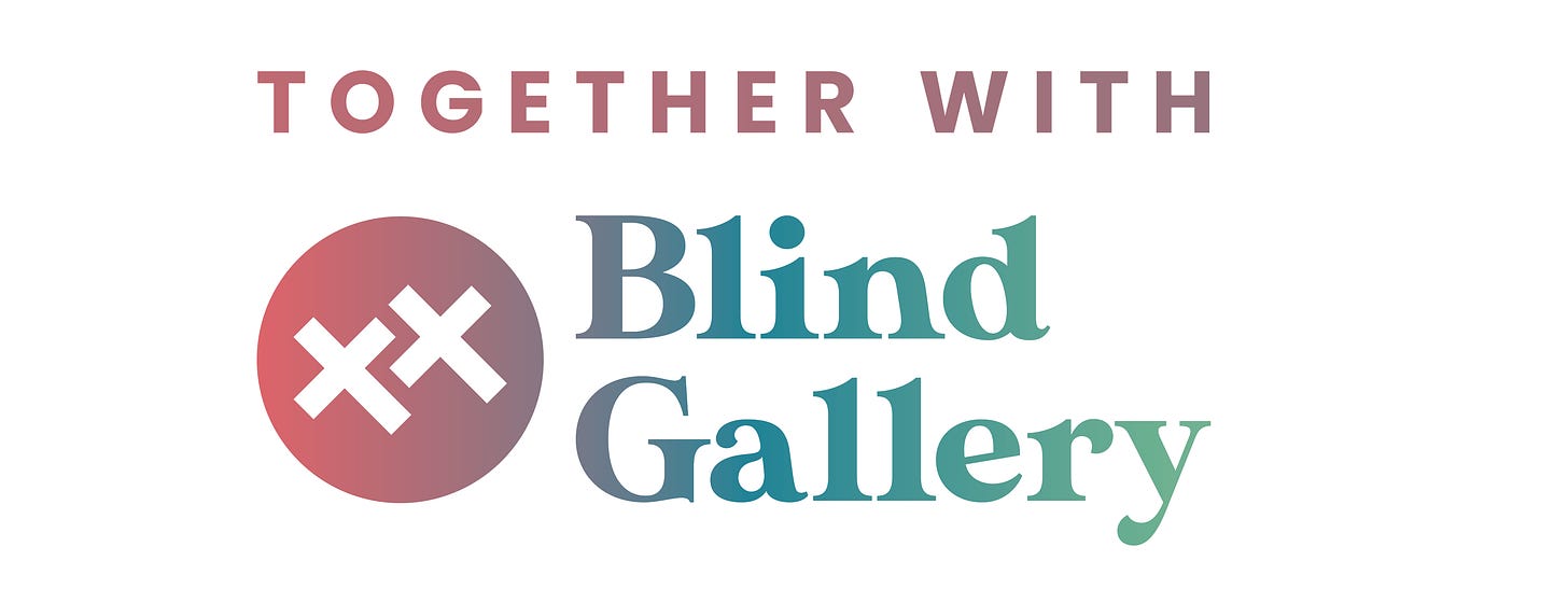 together with blind gallery logo