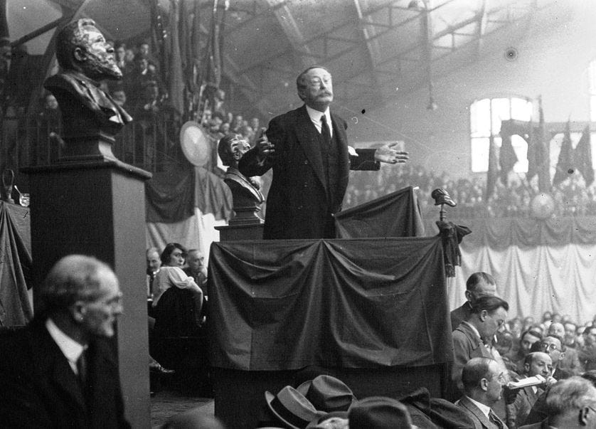 Discours de Léon Blum au Congrès socialiste en 1932