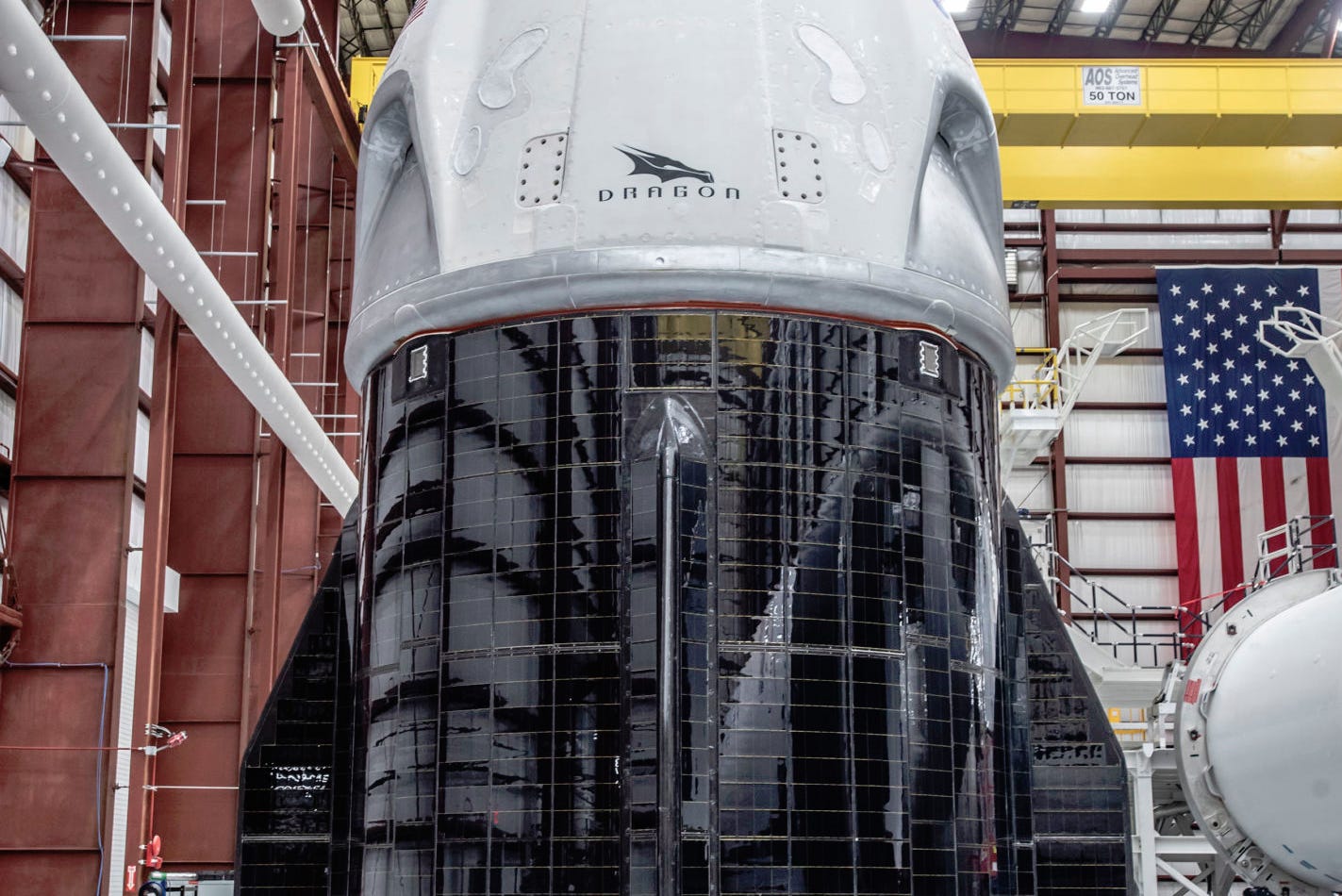 SpaceX shows off Crew Dragon's integrated solar panels for the ...