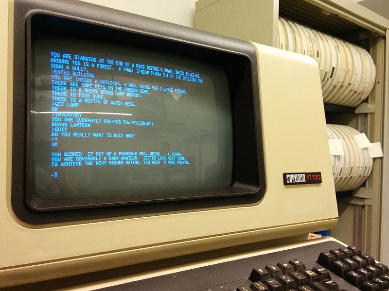 File:Colossal Cave Adventure on VT100 terminal.jpg