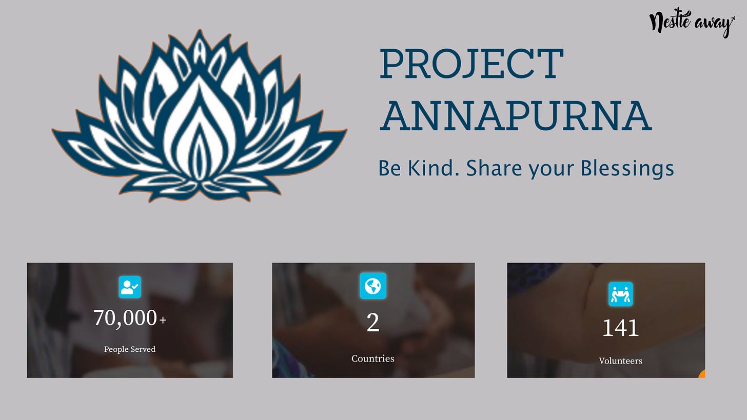 Project Annapurna, founded by Mallika