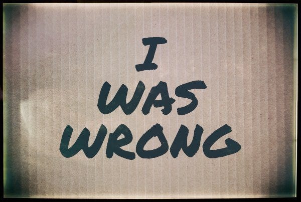 When the Leader says, &quot;I was wrong.&quot; - Hasseman Marketing