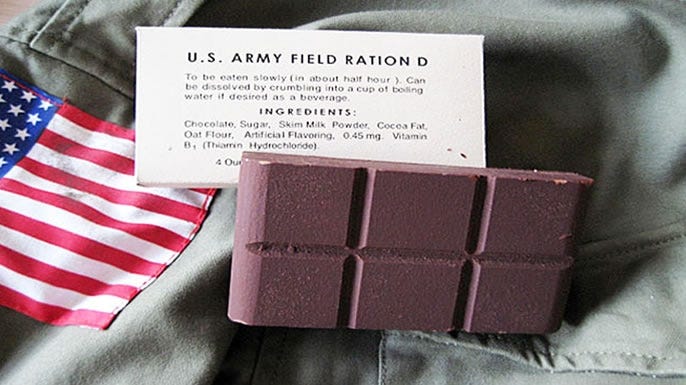 D ration chocolate bar