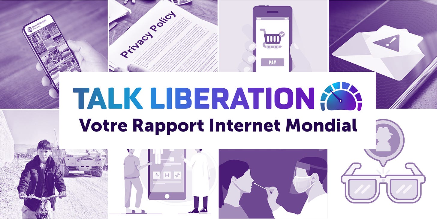 Talk Liberation - Votre RAPPORT INTERNET