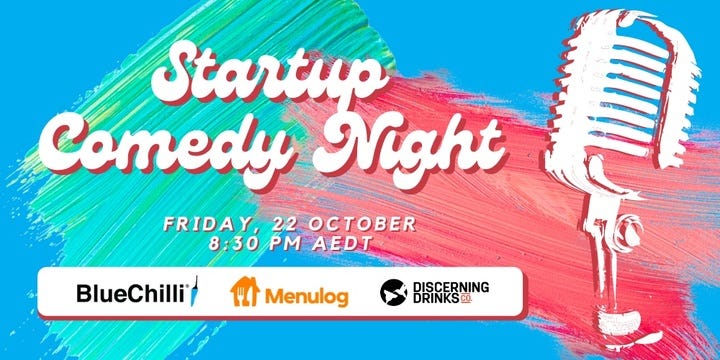 FREE Comedy Night :: Standup and Improv about Startups + Startup Life Event Banner