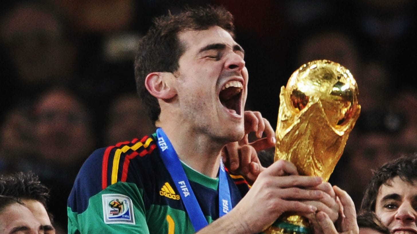 Real Madrid legend Casillas announces retirement after 22-year playing  career | Goal.com UK