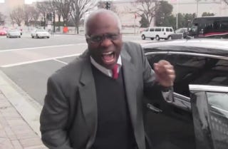 VIDEO: Justice Clarence Thomas Thinks It's HILARIOUS That a Reporter  Followed Him | Law & Crime