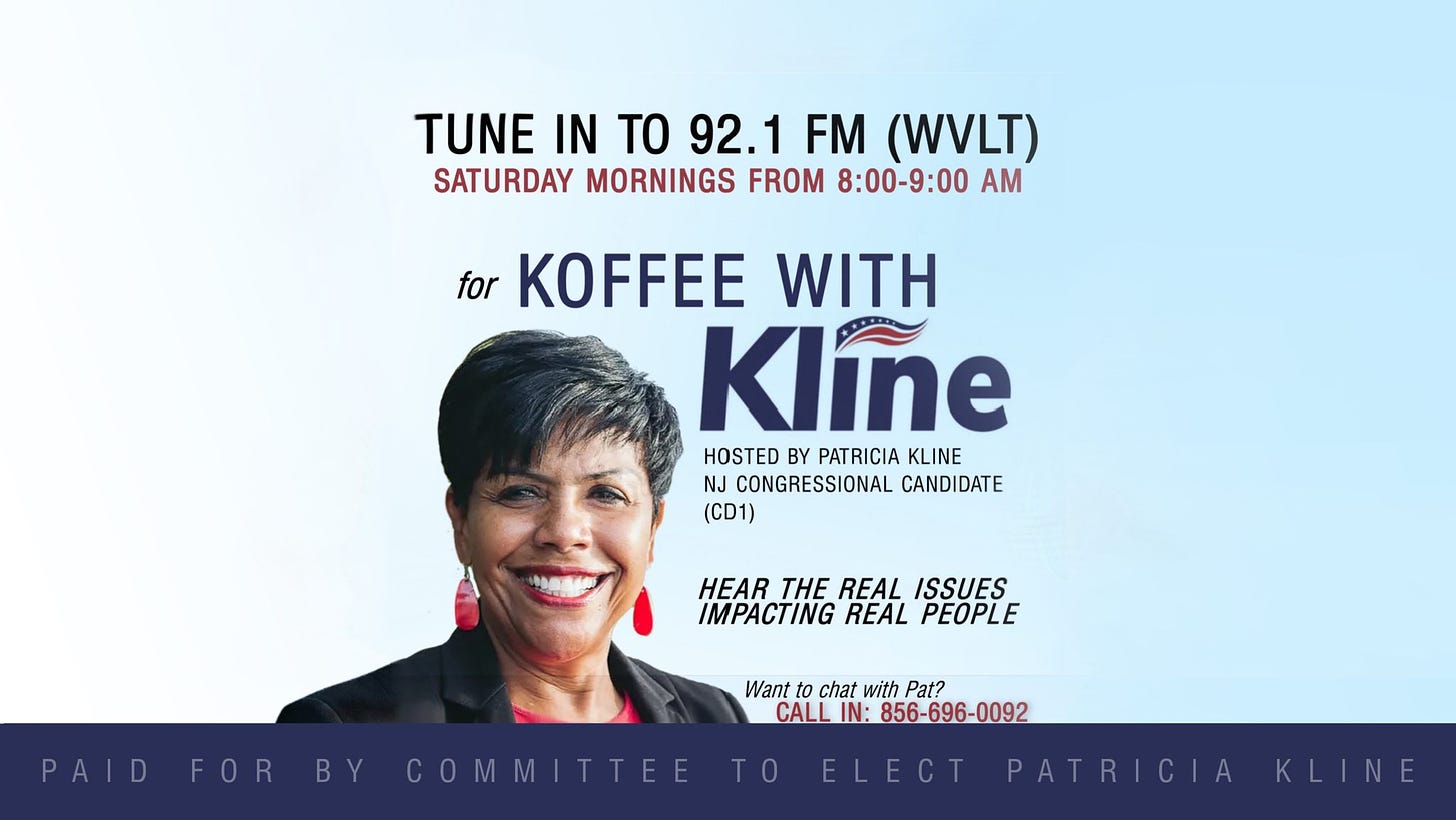 Koffee with Kline, Saturday Mornings from 8:00 - 9:00am