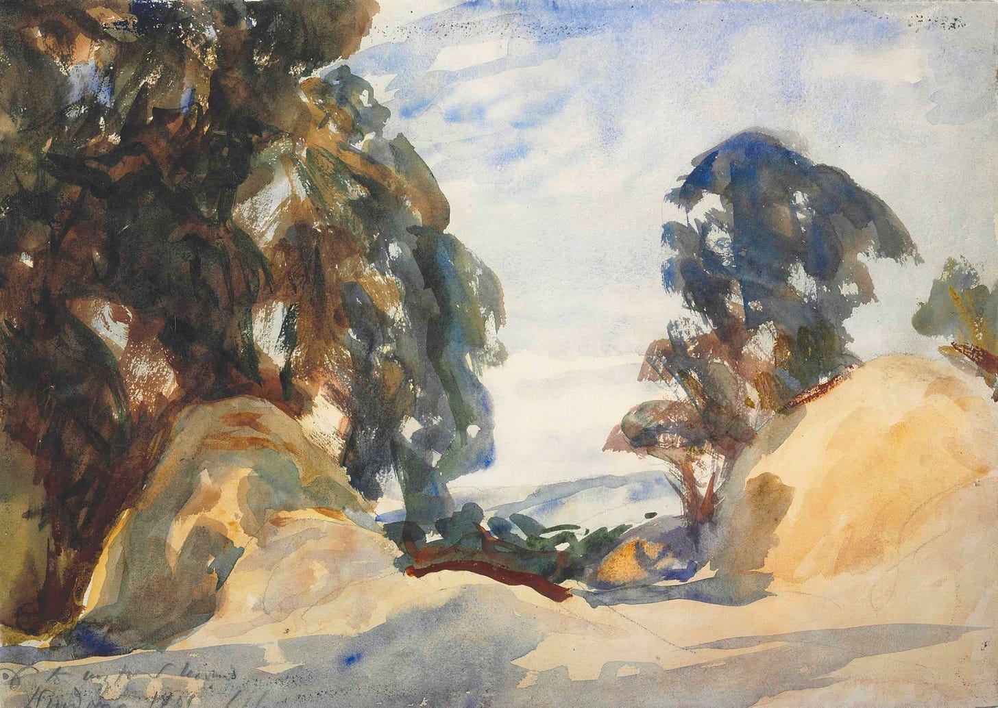 Landscape with trees (1901)