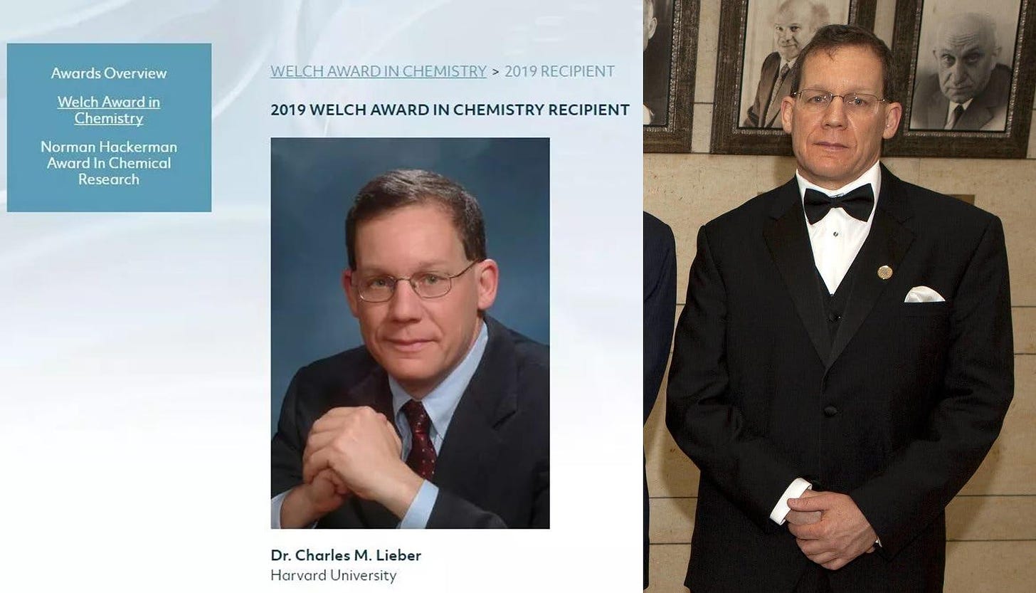Dr. Charles Lieber, professor at the Harvard, was arrested ...