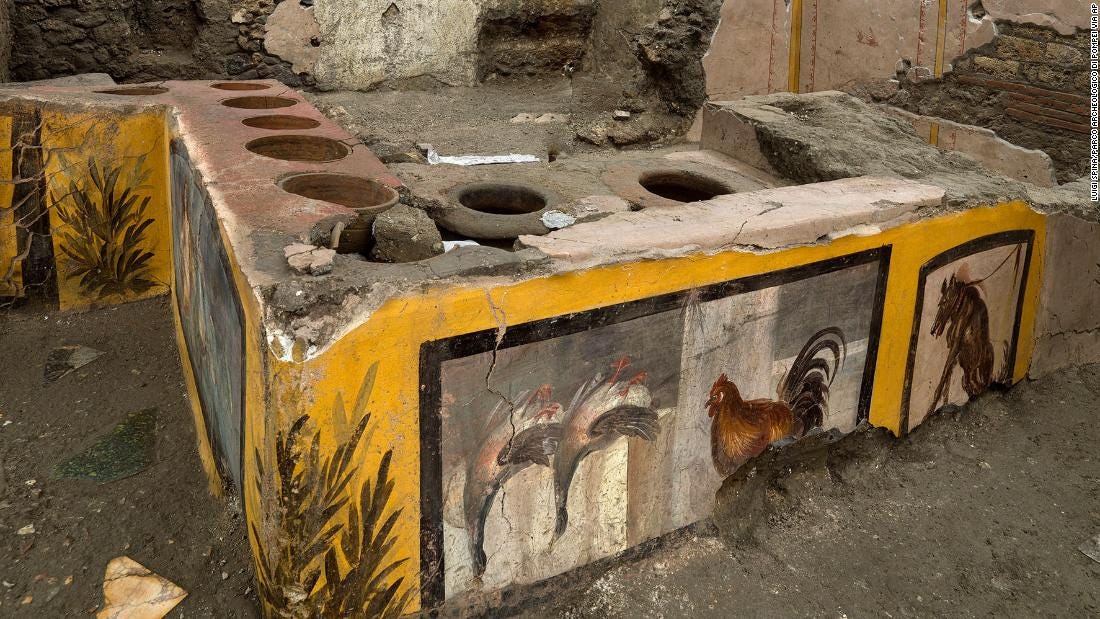 Pompeii discovery: Ancient snack stall uncovered by archaeologists - CNN