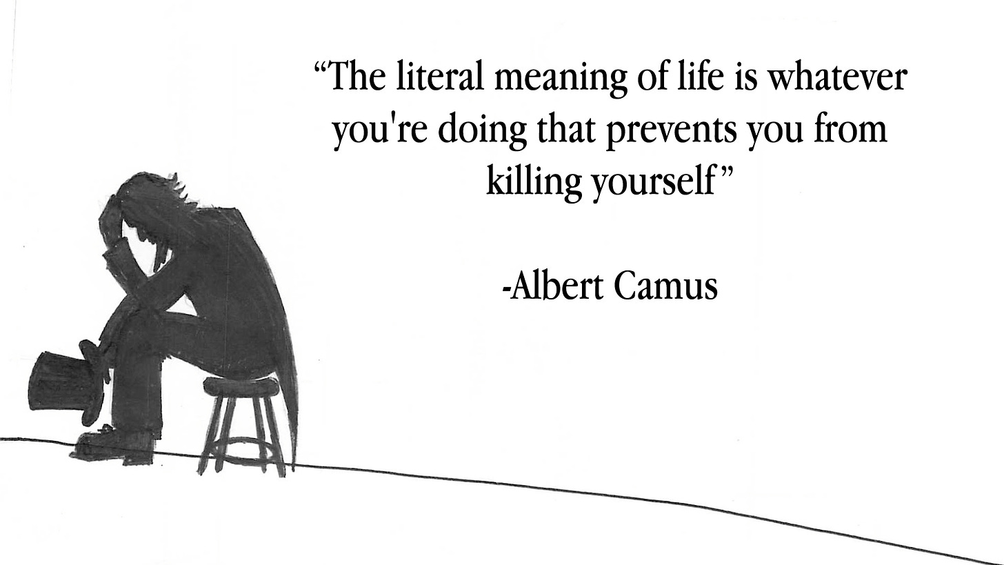 The literal meaning of life is..." -Albert Camus [1920x1080 ...