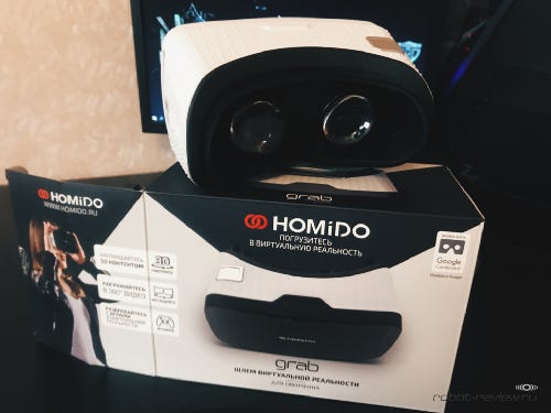 VR-шлем Homido Grab, белый
