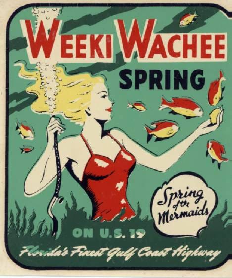 Early Advertising Poster for Weeki Wachee Springs