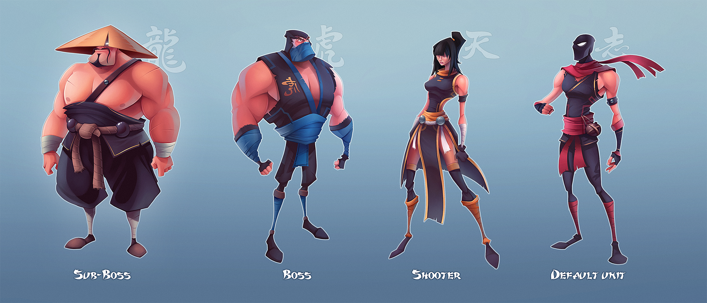 characters of Fatal Fight