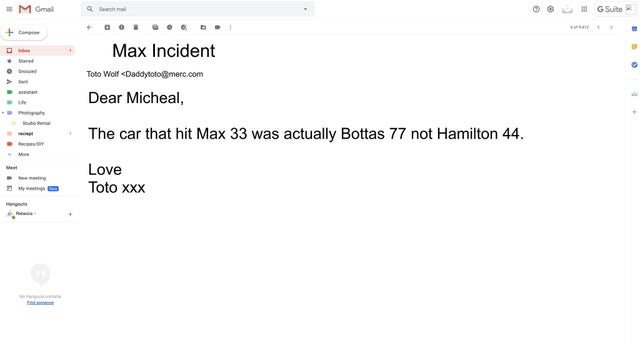 Toto email leaked: formuladank