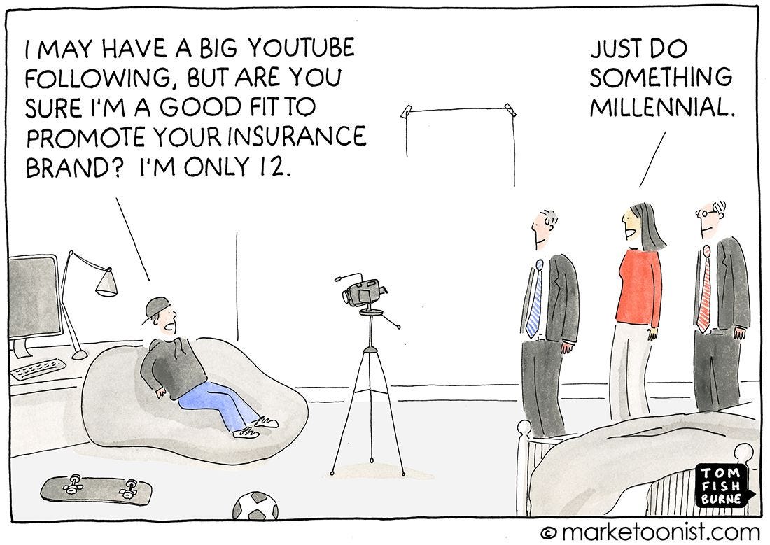 Influencer Marketing cartoon | Marketoonist | Tom ...