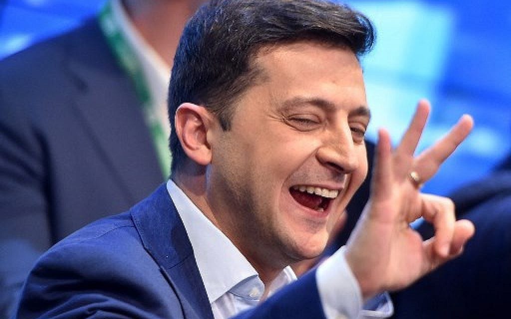 Zelensky win makes Ukraine 1st country outside Israel with ...