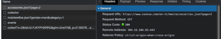 Check for API