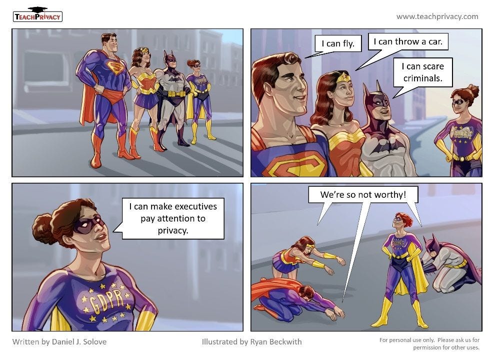 Cartoon GDPR Superhero - TeachPrivacy GDPR Training 02 ...