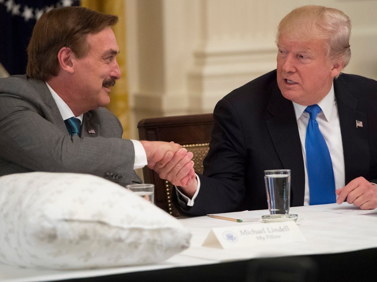 MyPillow: Who is CEO Mike Lindell and what is his relationship with Trump?  | The Independent