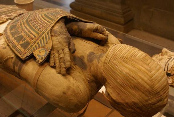 Egyptian mummy. Source: Thiago Pérez / Adobe Stock