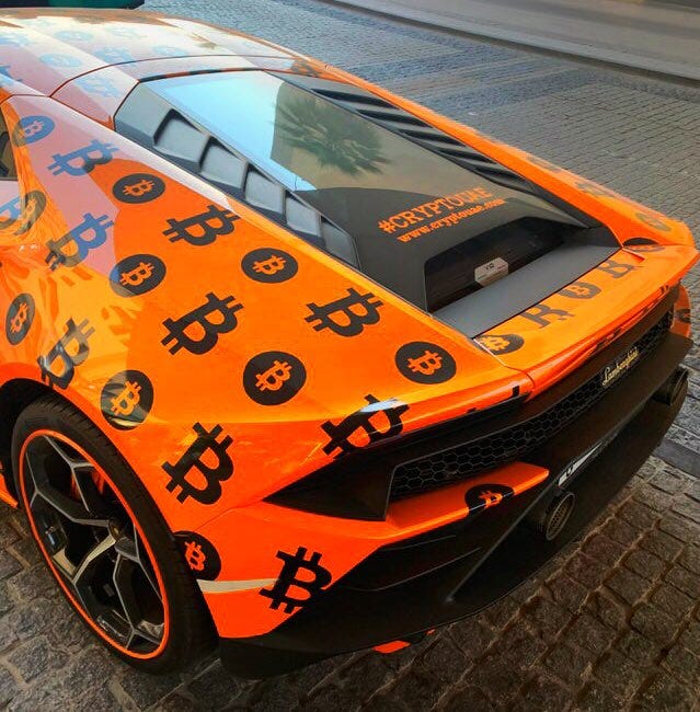 Bitcoin Archive 🗄🚀🌔 on Twitter: "#Bitcoin Lambo Dubai - they're next  level crazy over there 😂 https://t.co/uEC0HOTMTF" / Twitter