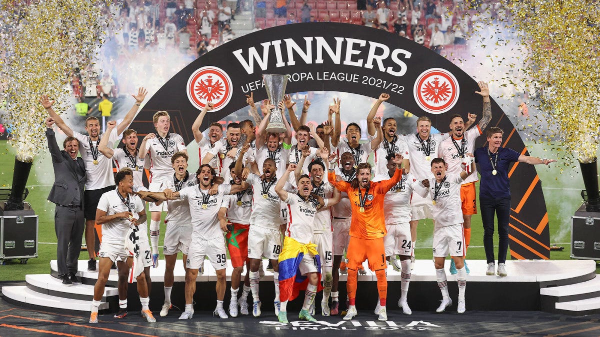 Eintracht Frankfurt wins Europa League in throwback of a final - Sports  Illustrated