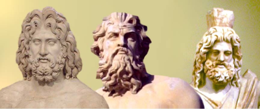 Zeus, Poseidon and Hades