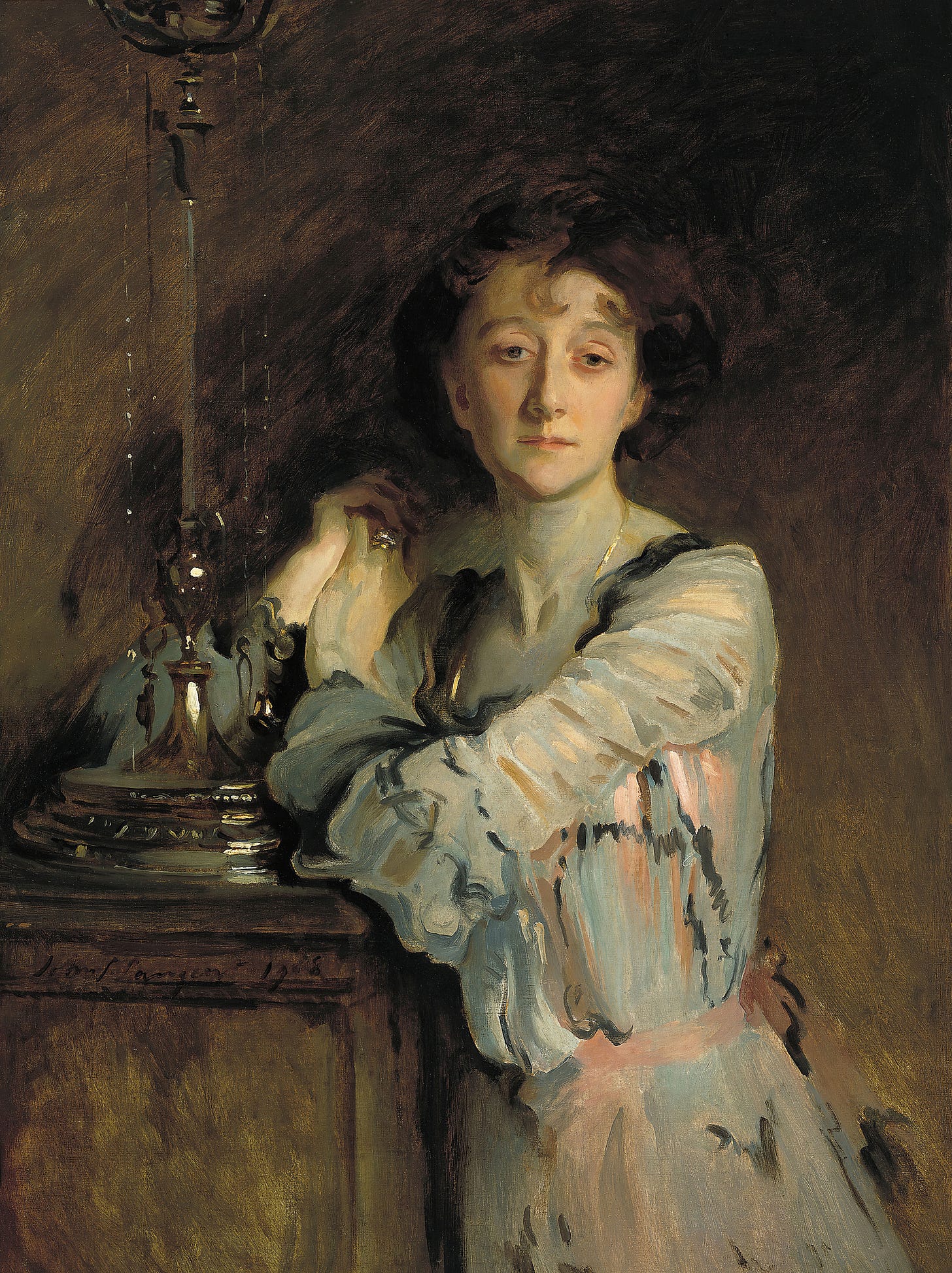 Portrait Of Adah Russell (Nee Williams) (1908)